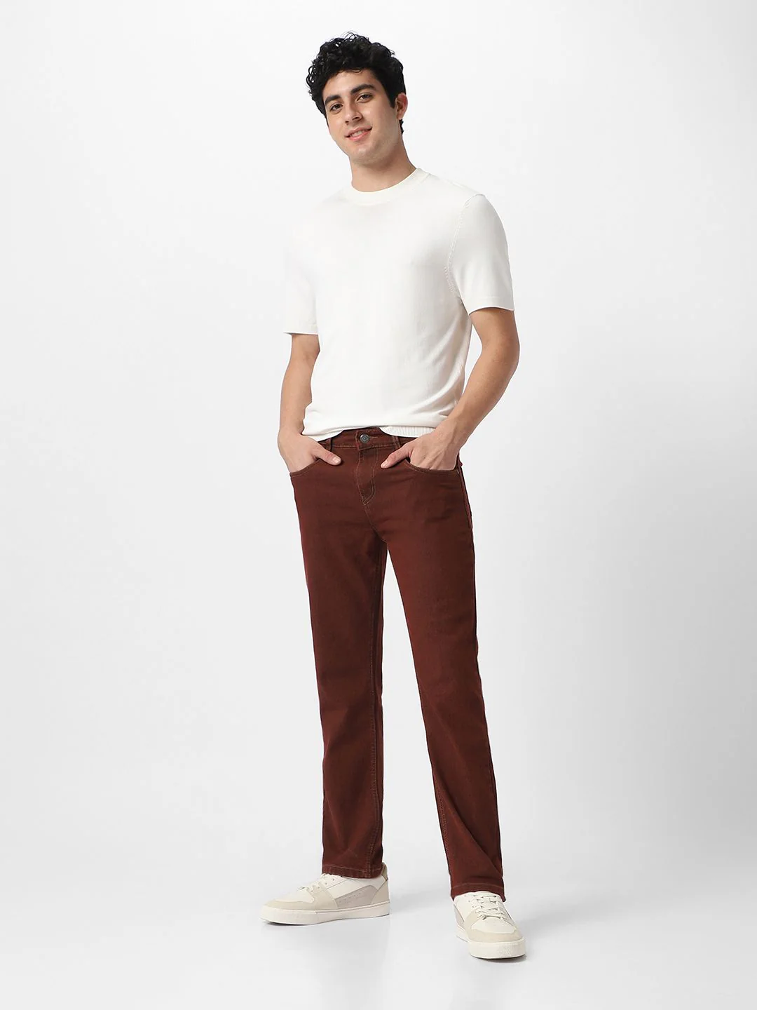 Urbano Fashion Men Stretchable Coloured  Jeans - Image 5