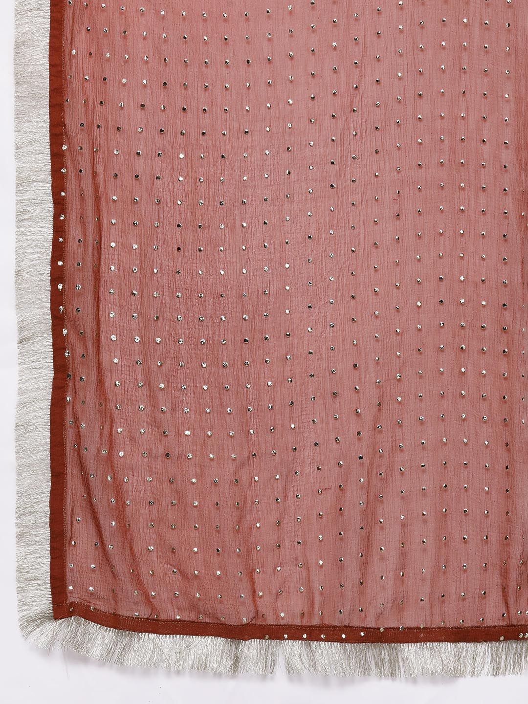 Varanga Ethnic Motifs Zari Embroidered Kurta with Trousers & Dupatta - Image 5