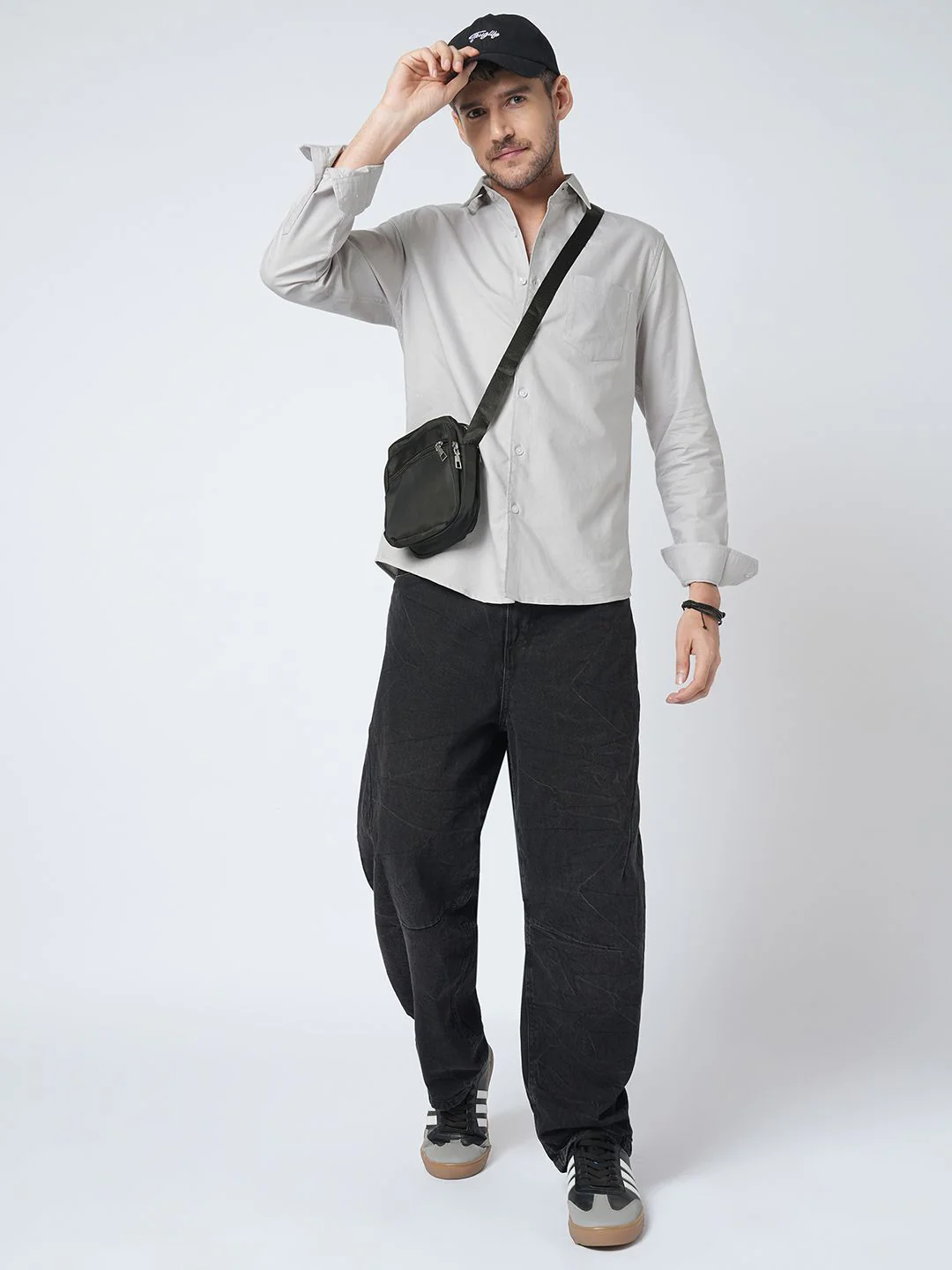VASTRADO Earth Haze Everyday Classic Slim Fit Pure Cotton Casual Shirt - Image 4