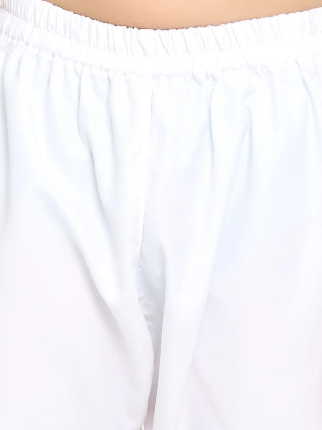 VASTRAMAY Boys Yellow & White Self Design Kurta with Pyjamas - Image 3