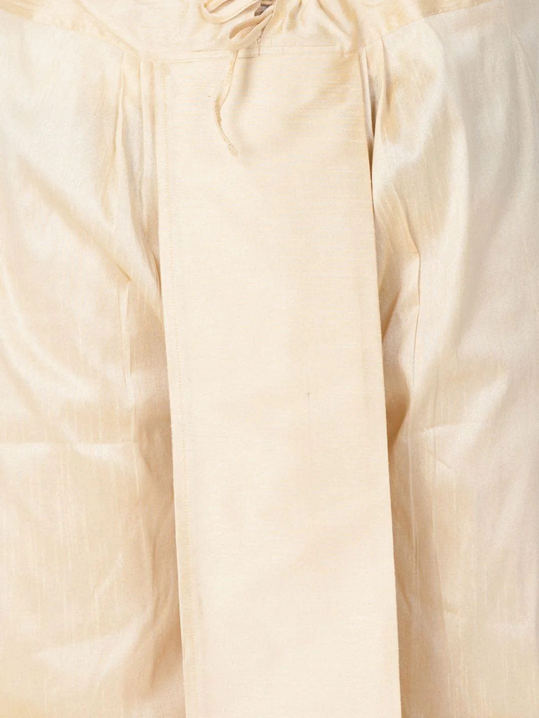 VASTRAMAY Men Beige Solid Dhoti Pants - Image 4