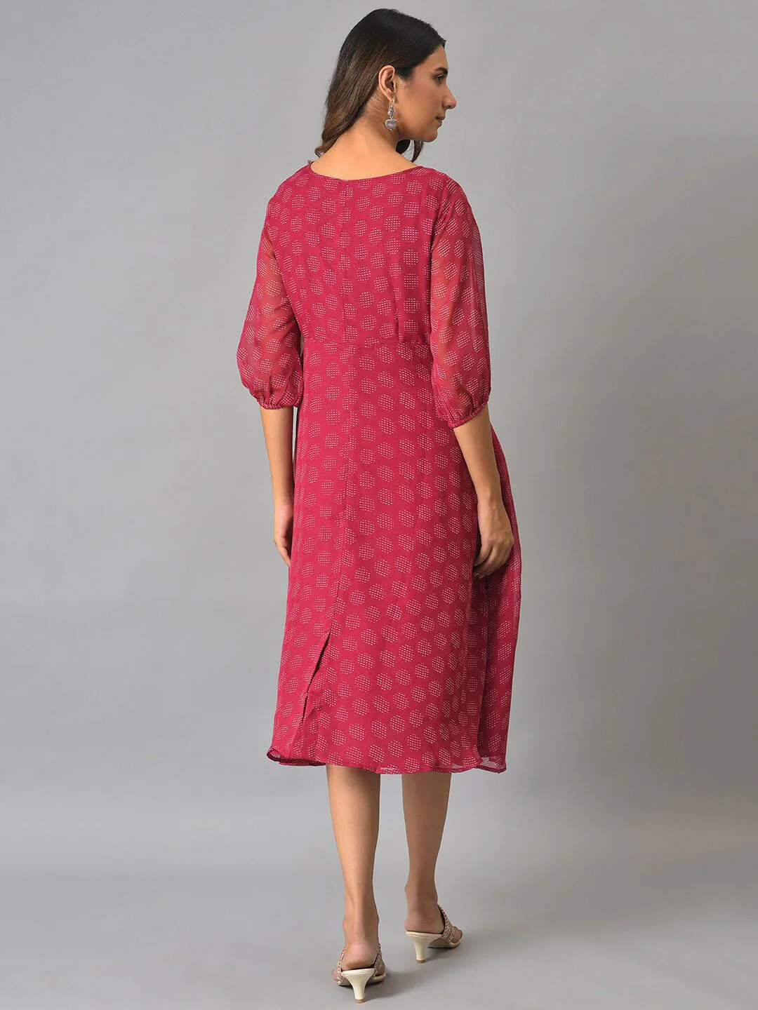 W A-Line Midi Dress - Image 4