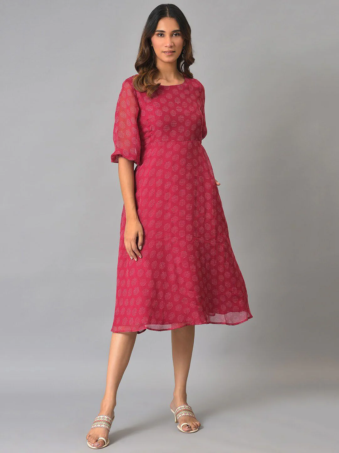 W A-Line Midi Dress - Image 6