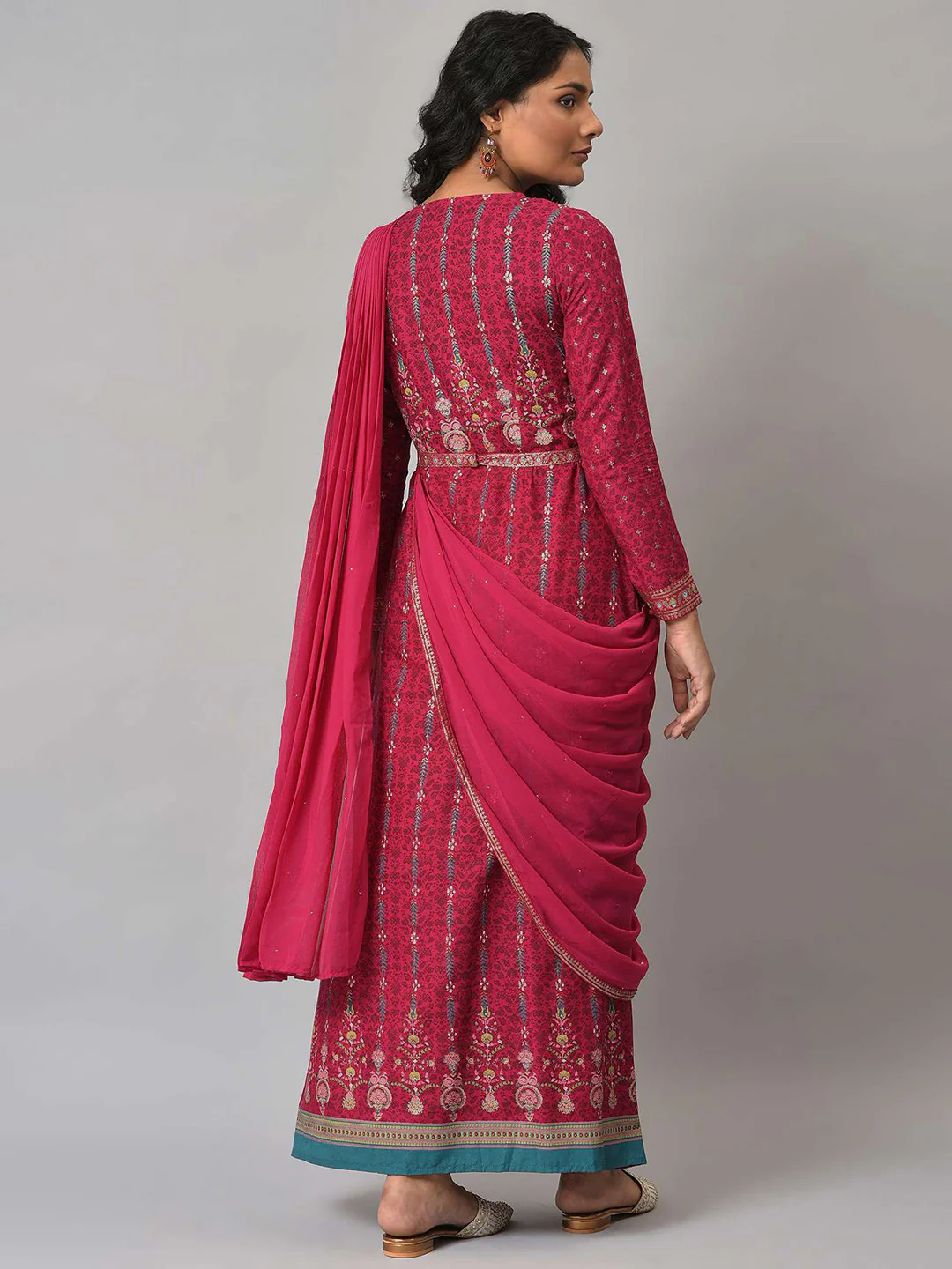 W Ethnic Motifs Maxi Dress - Image 5