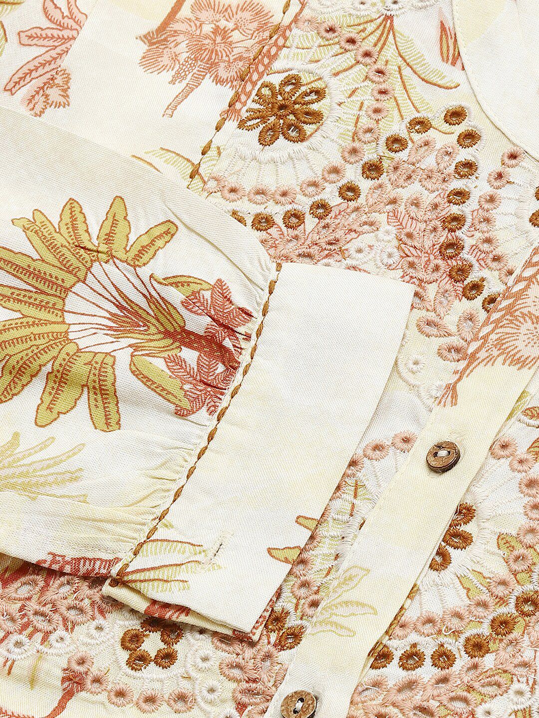 W Floral A-Line Midi Dress - Image 7