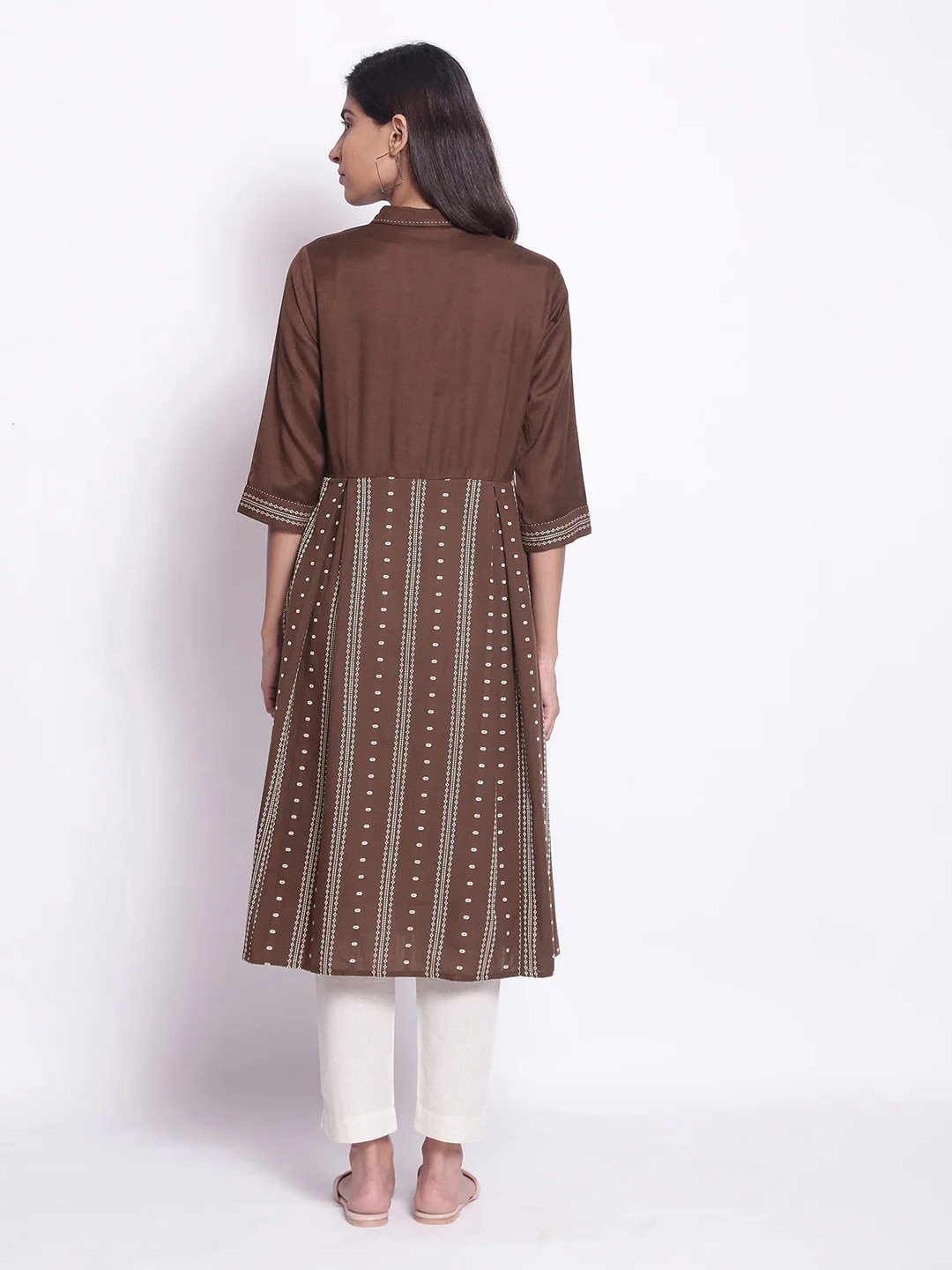 W Printed A-Line Kurta - Image 6