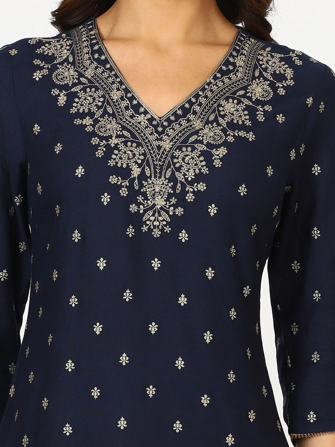 W Women Floral Kurta - Image 2