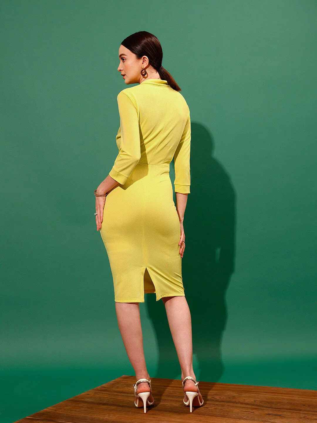 WORK IT by STREET 9 Lapel Collar Sheath Dress - Image 5