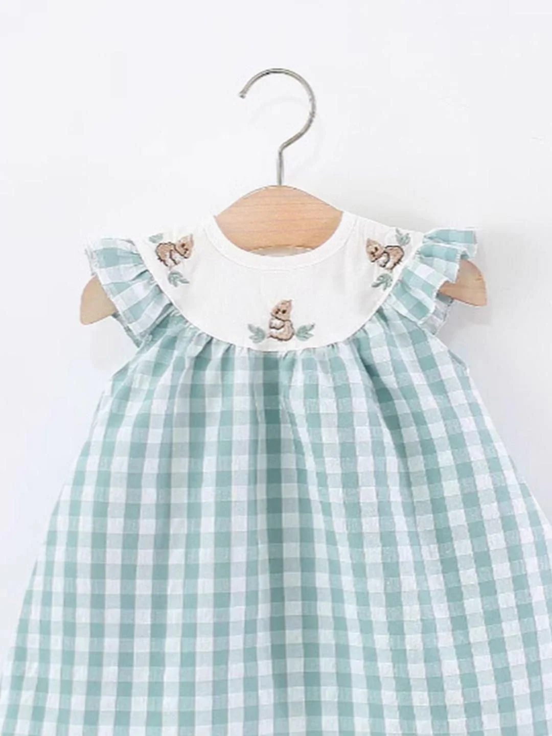 YK Checked A-Line Dress - Image 2