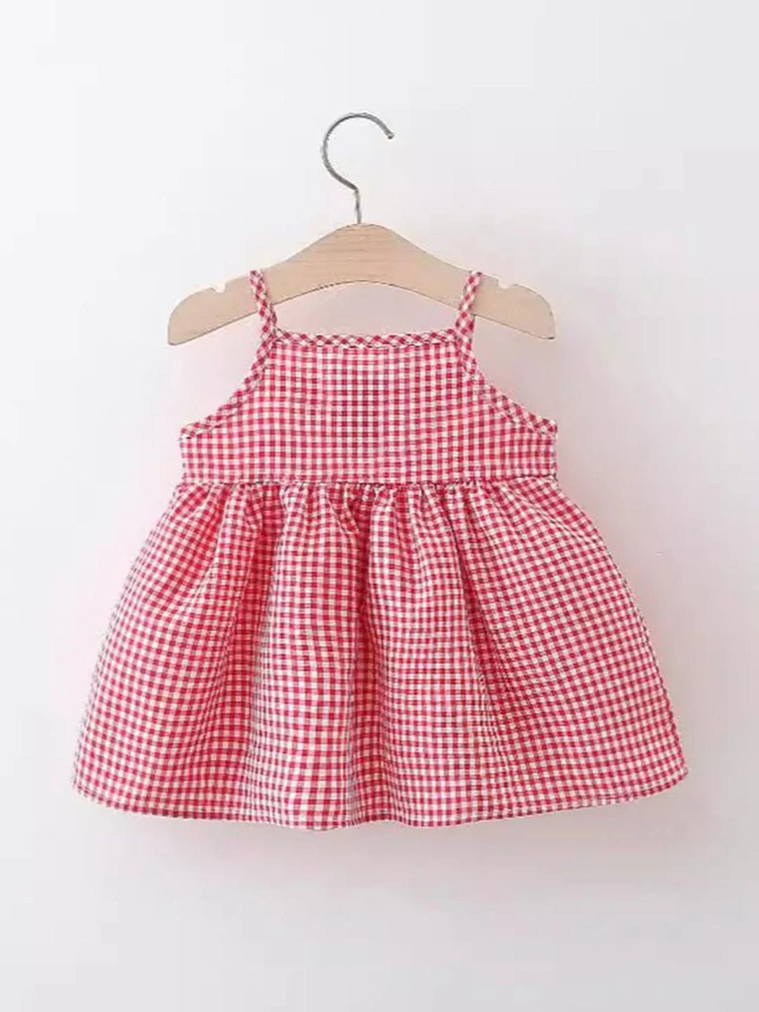 YK Checked Peplum Dress - Image 3