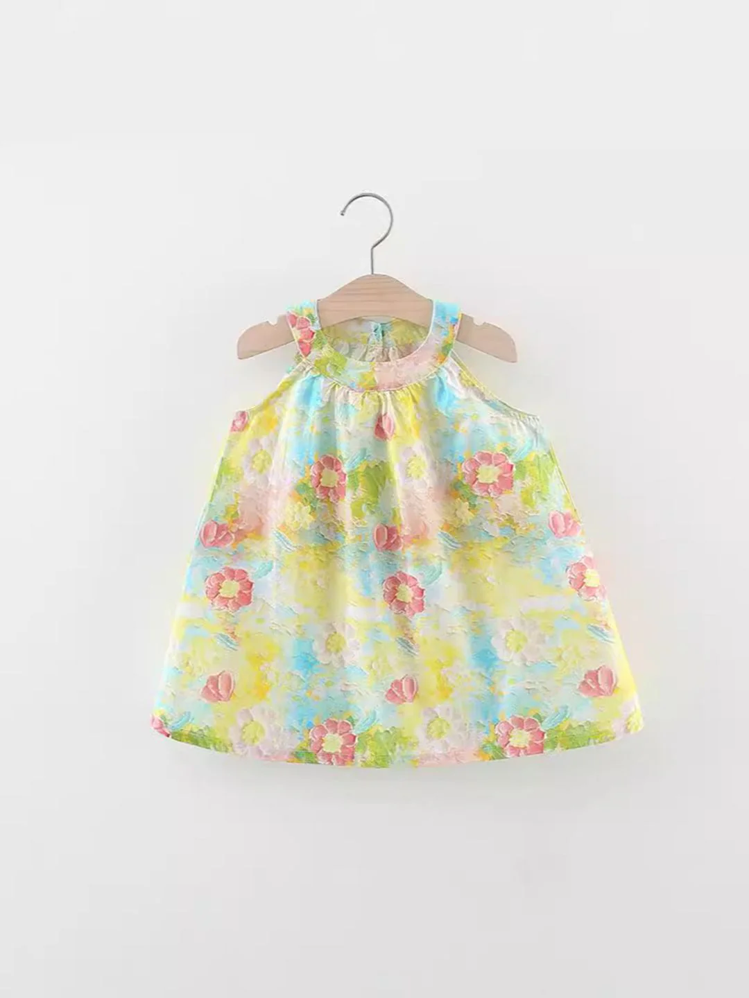 YK Floral Print A-Line Dress - Image 2