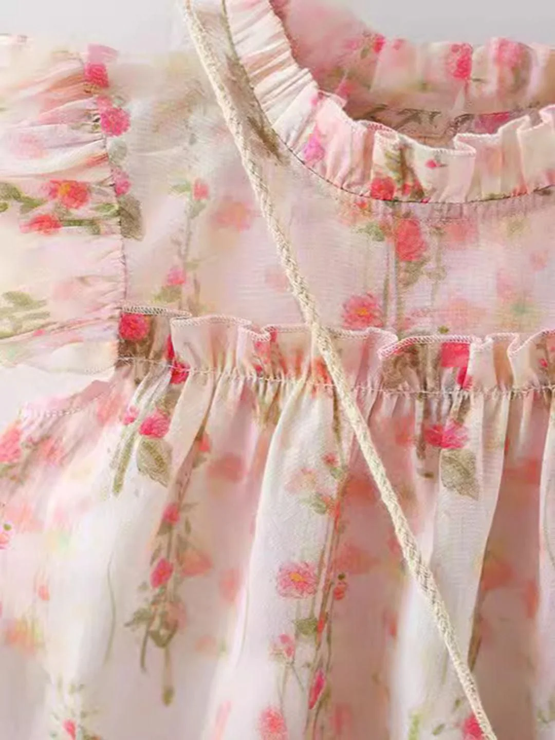 YK Floral Print Fit & Flare Dress - Image 2