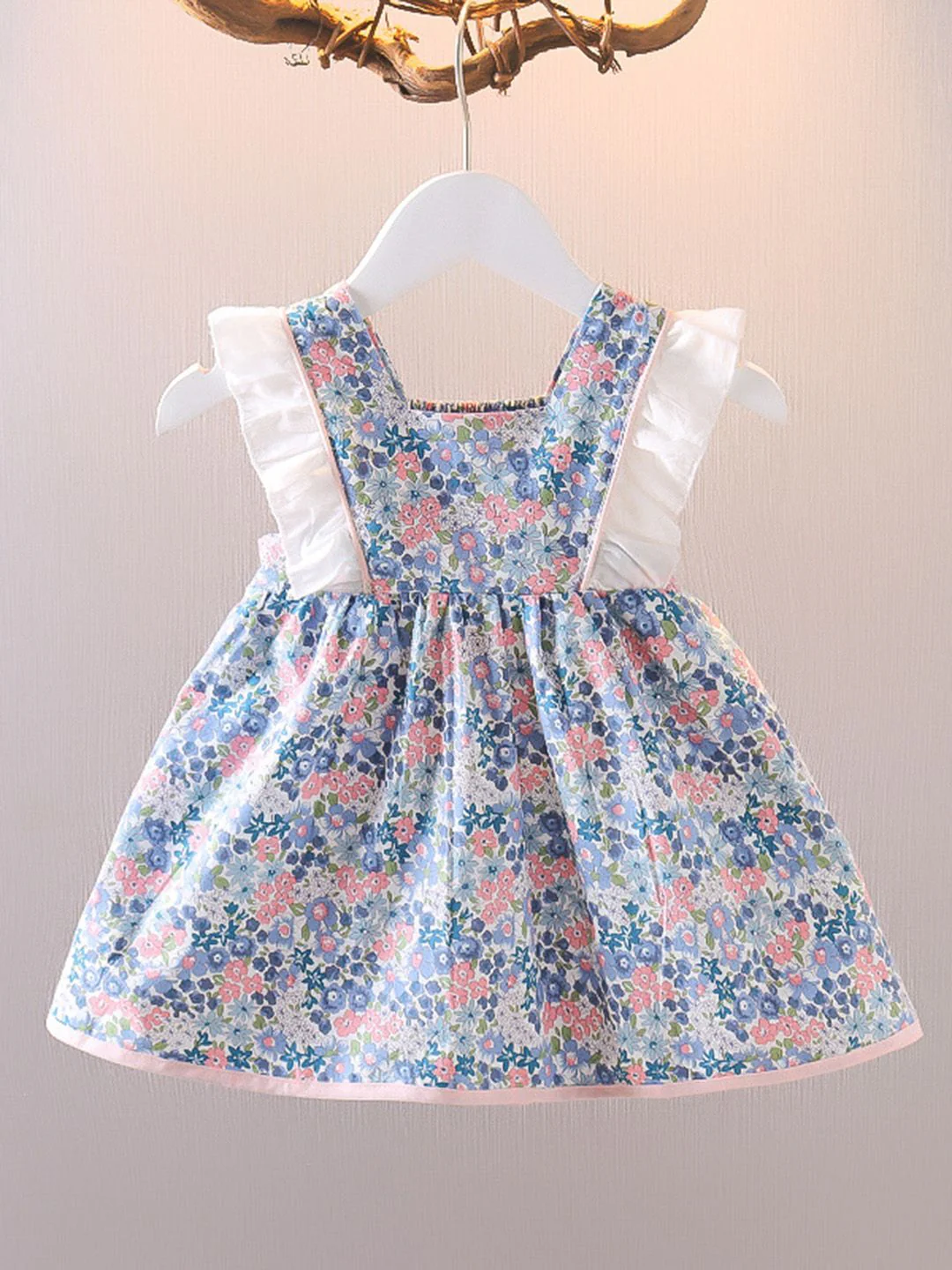 YK Girls pack of 2 Floral Printed Fit & Flare Dress - Image 4