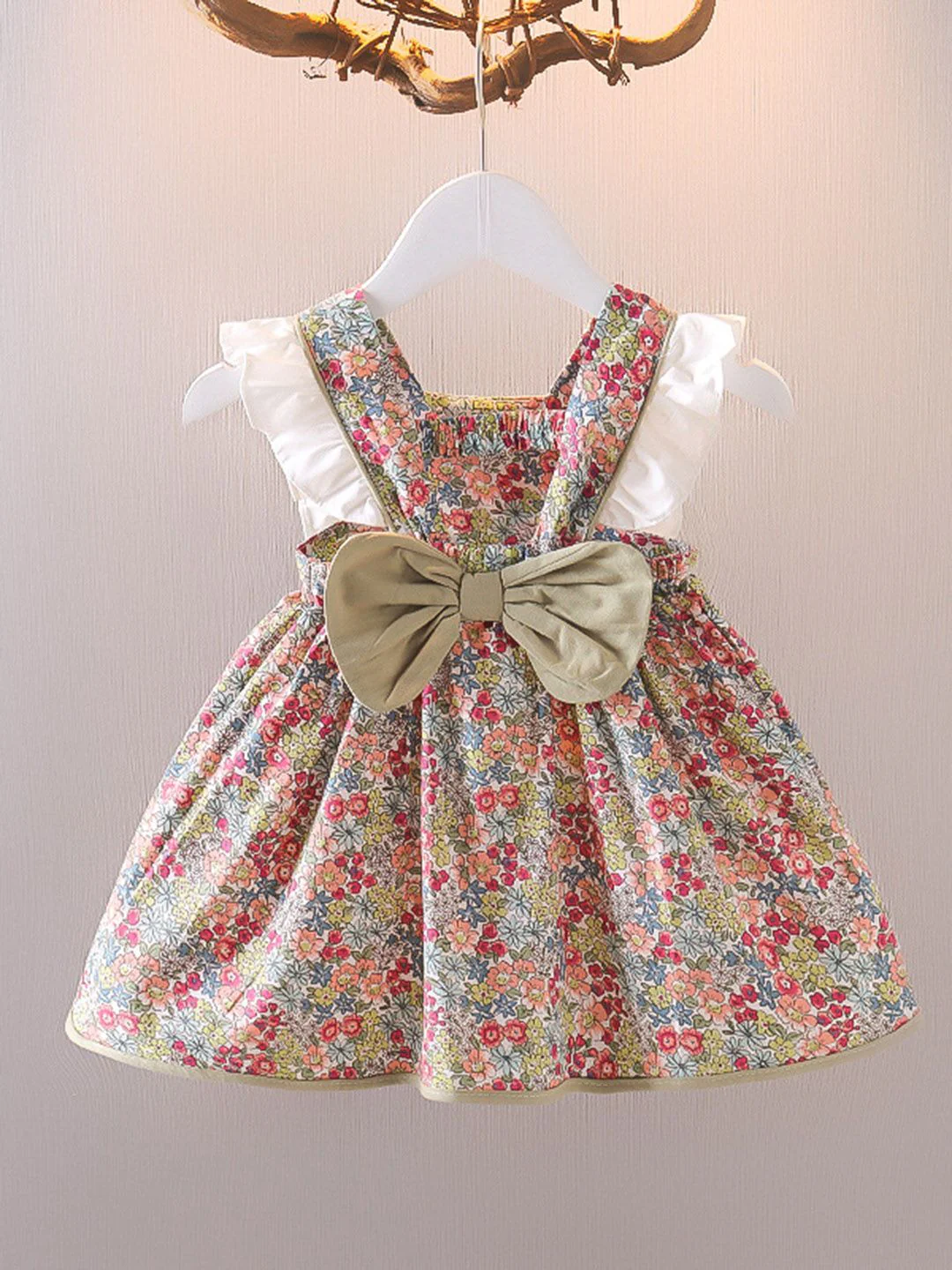 YK Girls pack of 2 Floral Printed Fit & Flare Dress - Image 5