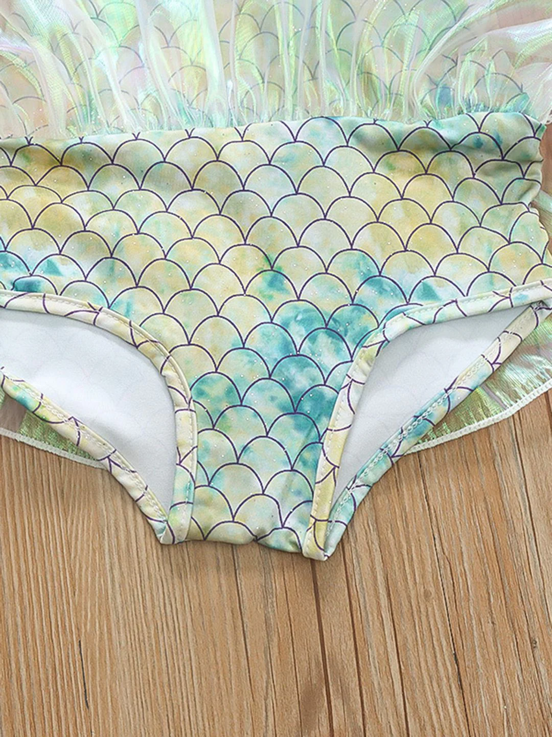 YK Girls Printed Sleeveless Swim Bodysuit - Image 4