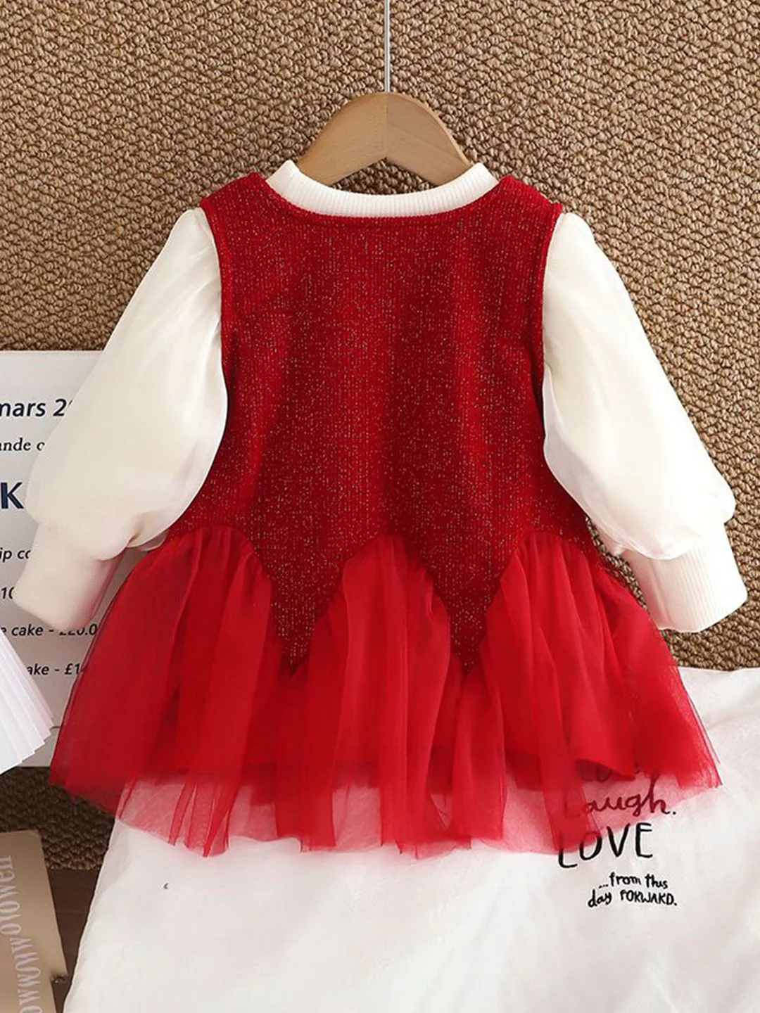 YK Girls Round Neck Fit & Flare Dress - Image 2