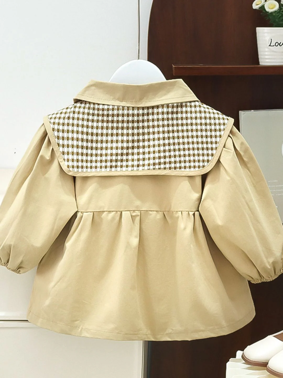 YK Girls Shirt Collar A-Line Dress - Image 5