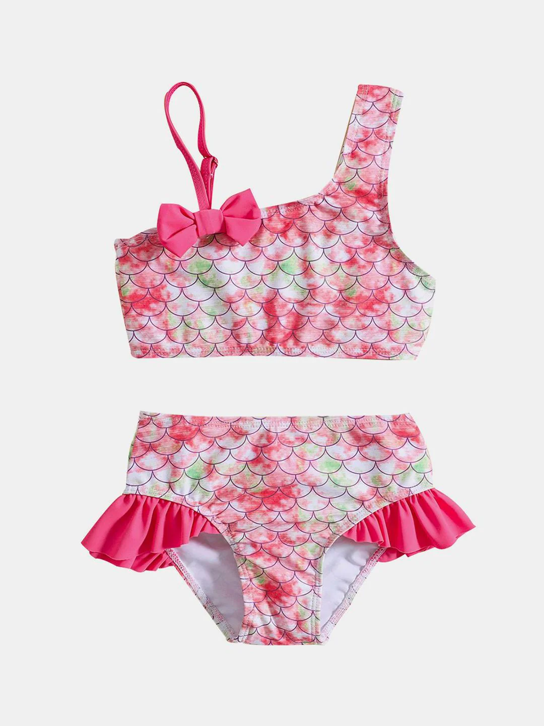 YK Infant Girls Printed Top & Briefs Swim Set - Image 6
