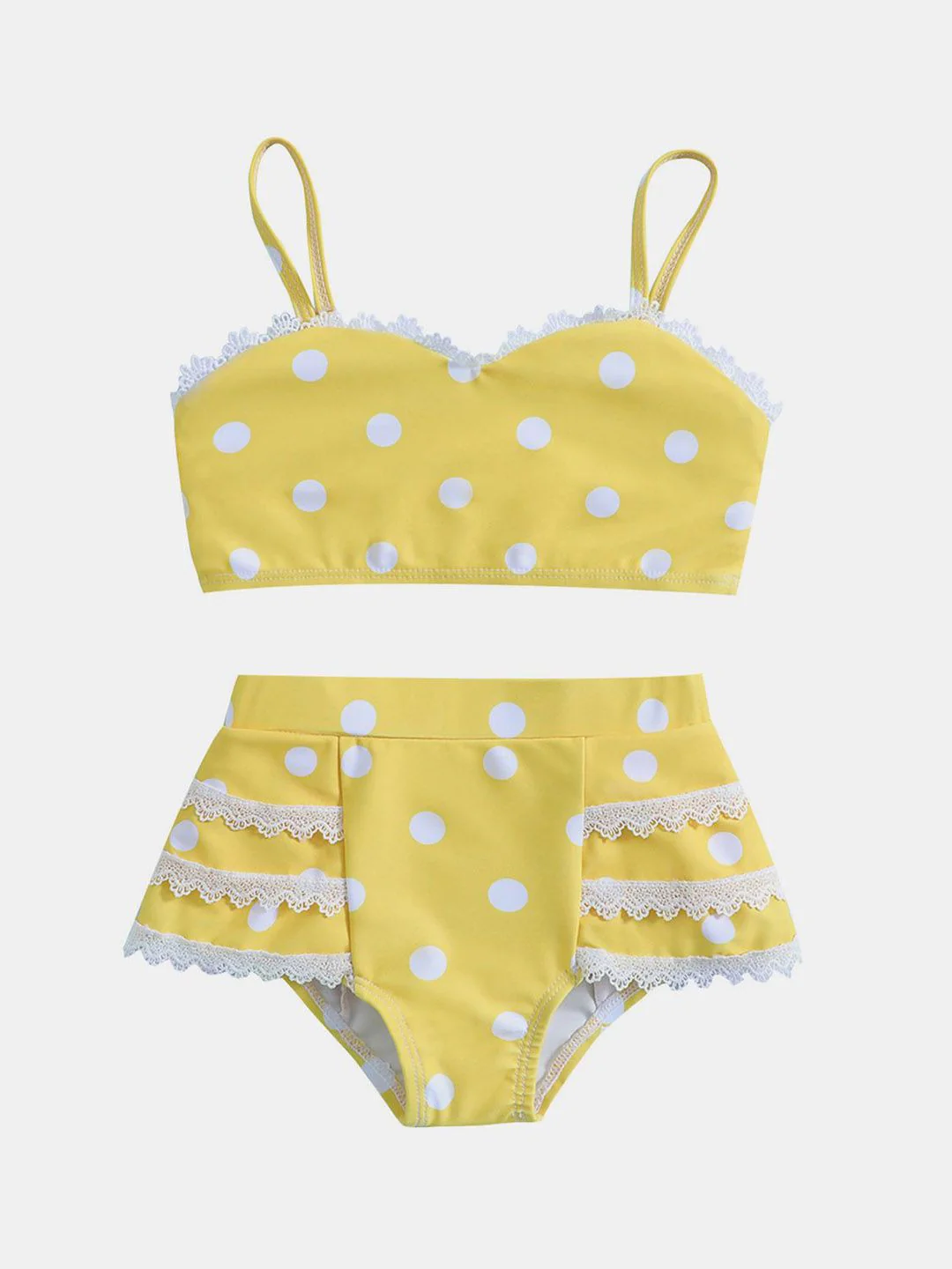 YK Infant Girls Printed Top & Shorts Swim Set - Image 6