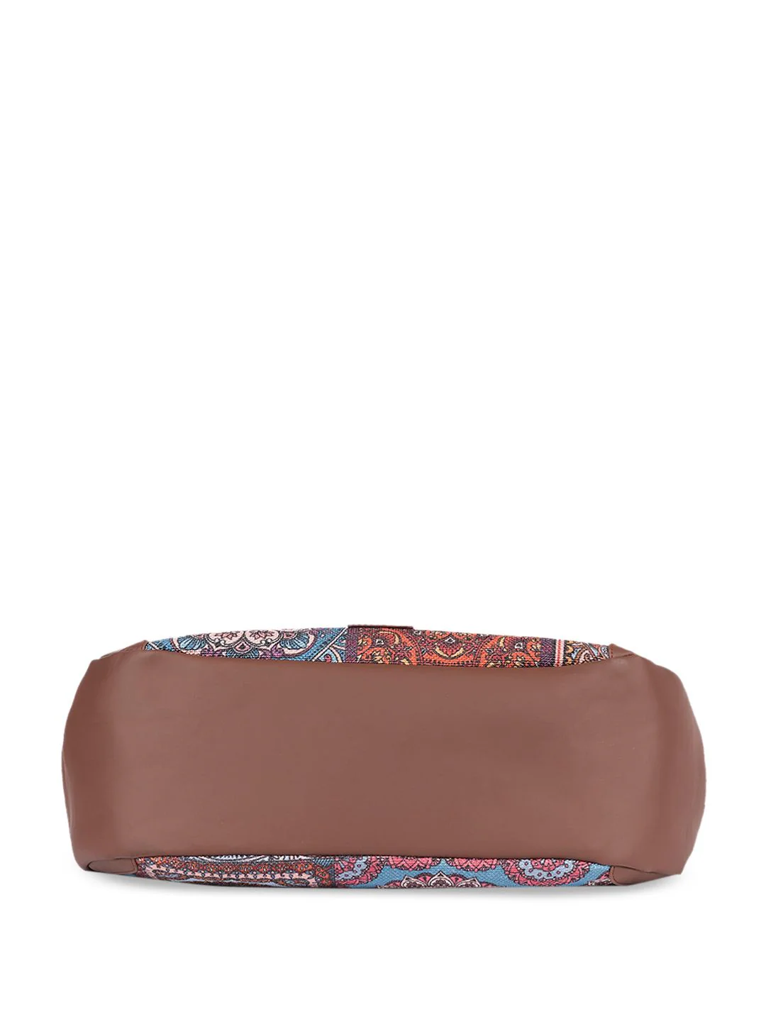 ZOUK Ethnic Motifs Printed Structured Jute Shoulder Bag Up to 16 inch - Image 6