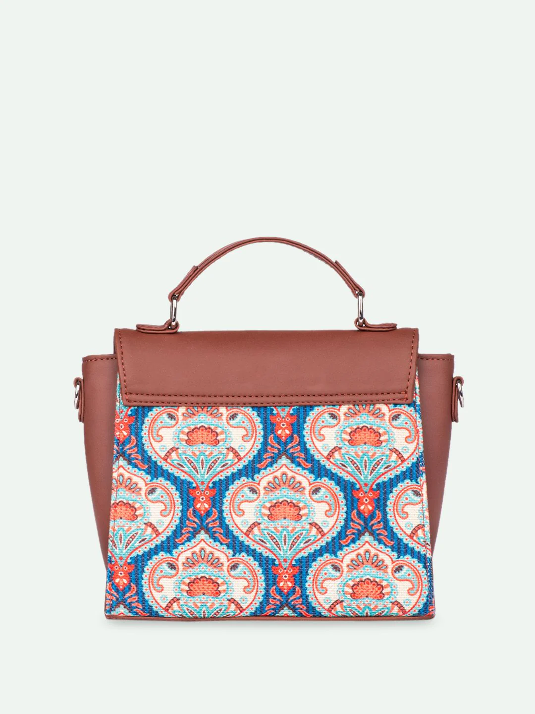ZOUK Ethnic Motifs Printed Structured Sling Bag - Image 5