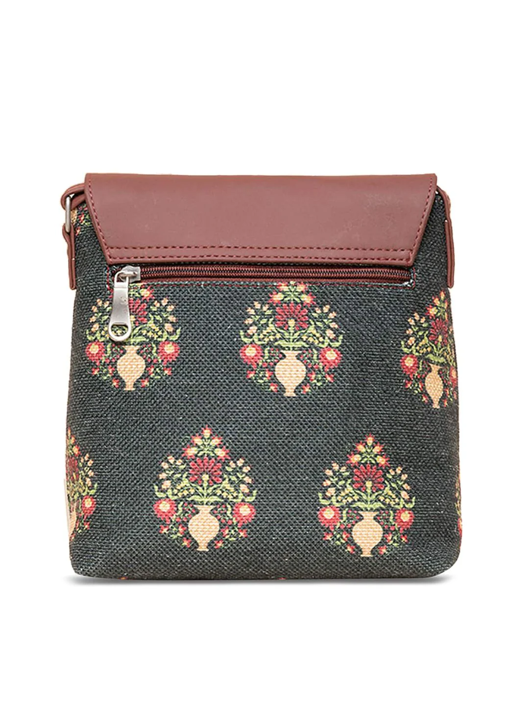 ZOUK Ethnic Motifs Printed Swagger Sling Bag - Image 4