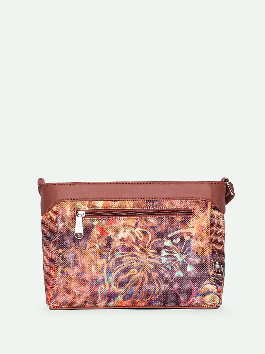 ZOUK FloLov Harmony Floral Printed Structured Sling Bag - Image 5