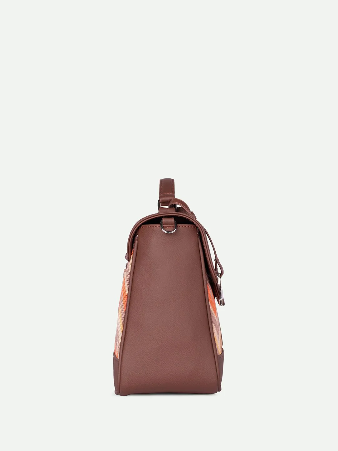 ZOUK Geometric Printed Structured Satchel - Image 2