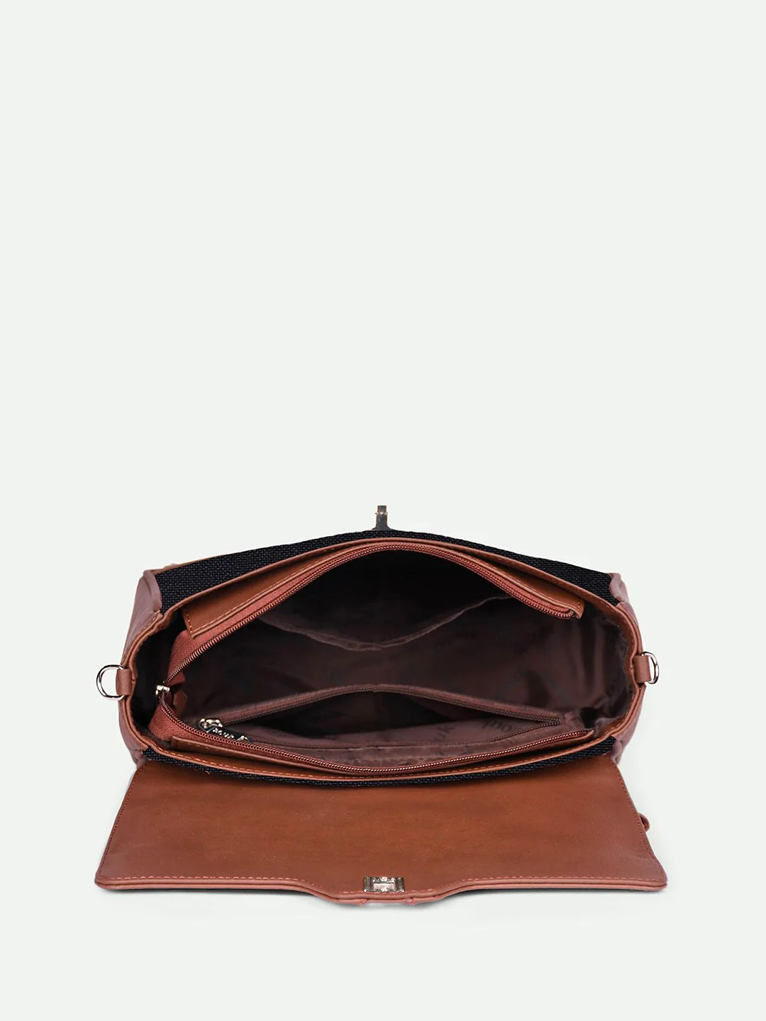 ZOUK Geometric Printed Structured Satchel - Image 5