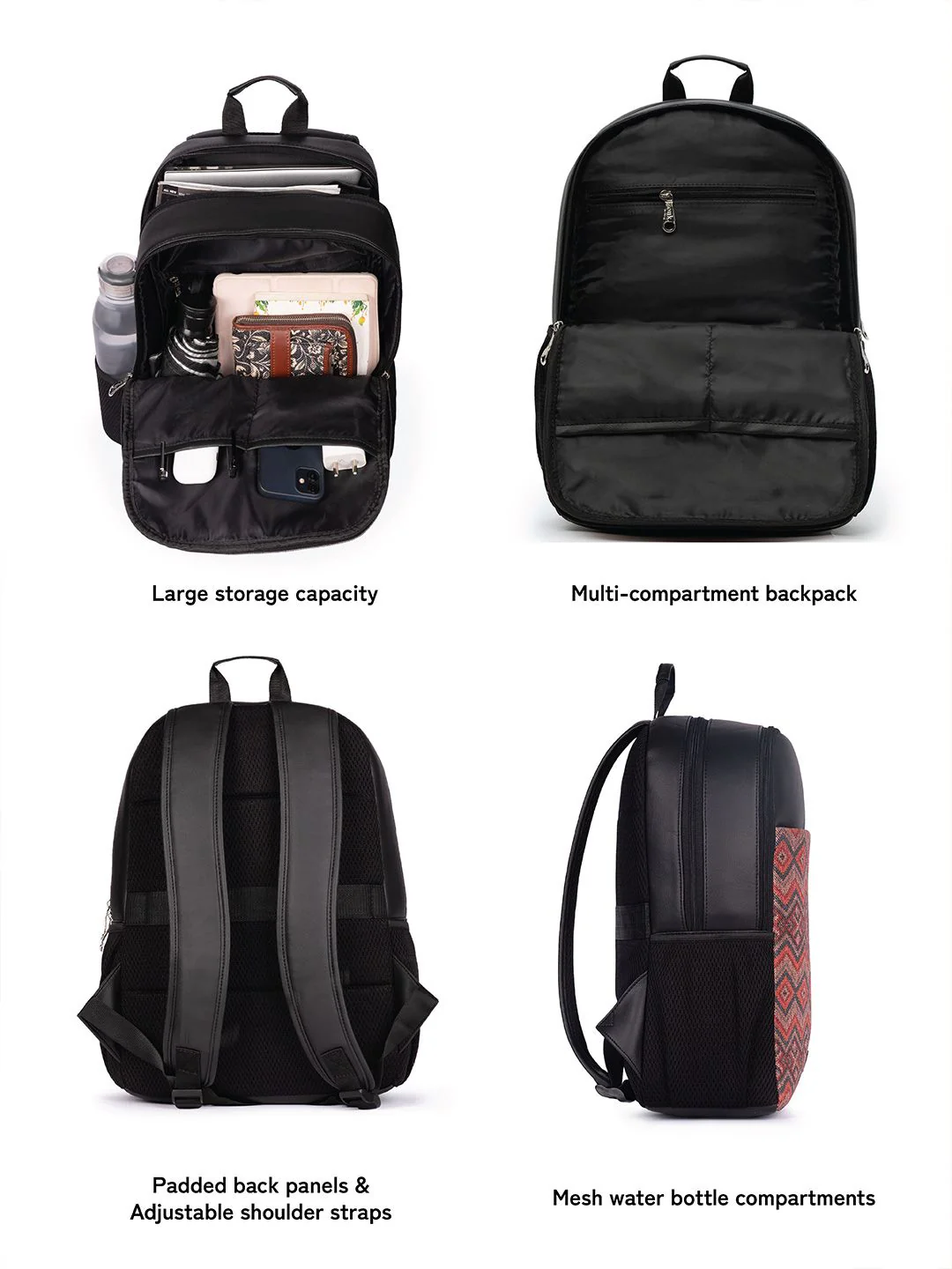 ZOUK Gwalior Weaves Printed Backpack - Image 5