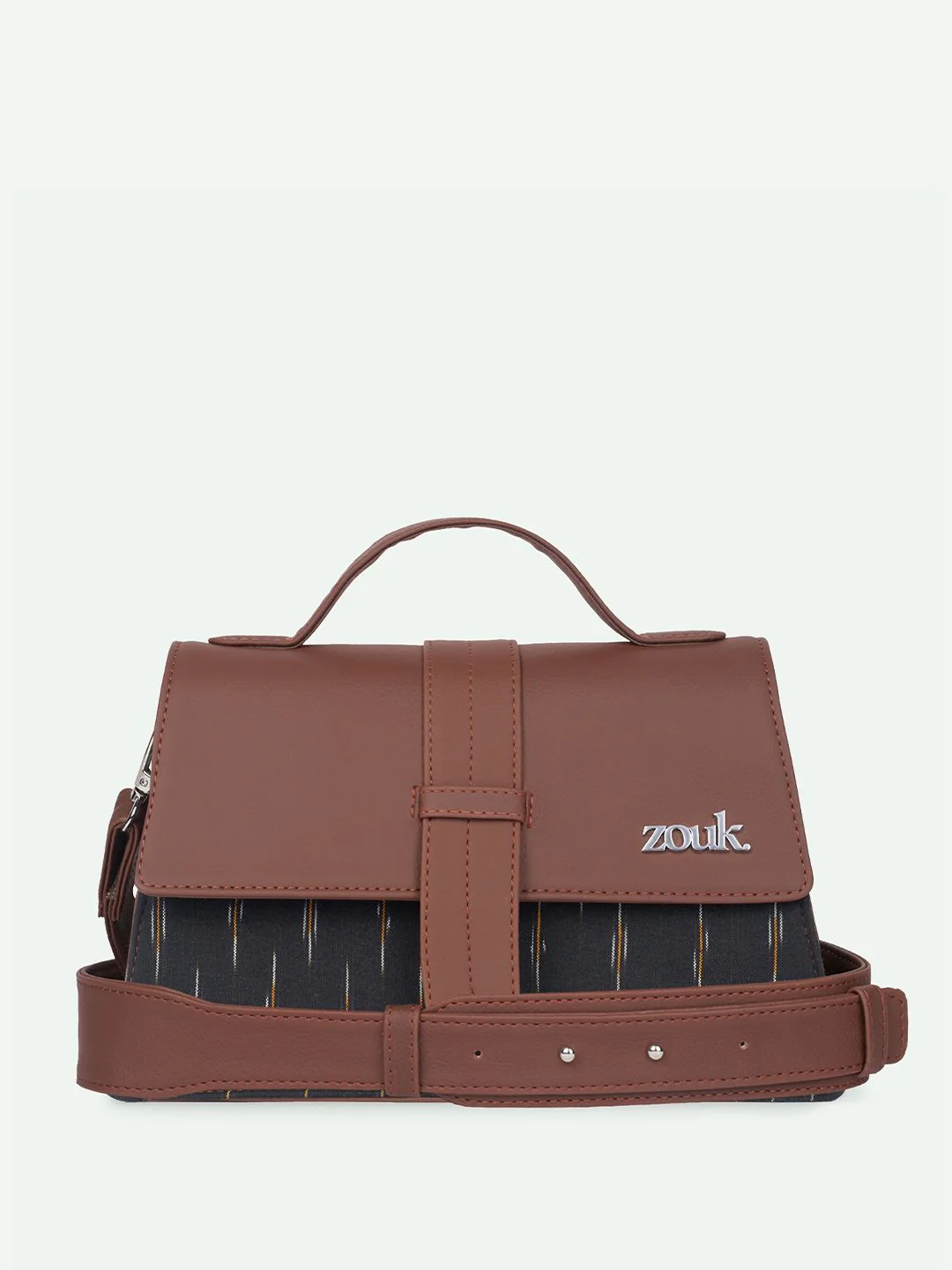 ZOUK Kriti Sanon - Ikat GreRe Iconic Evening Structured Satchel