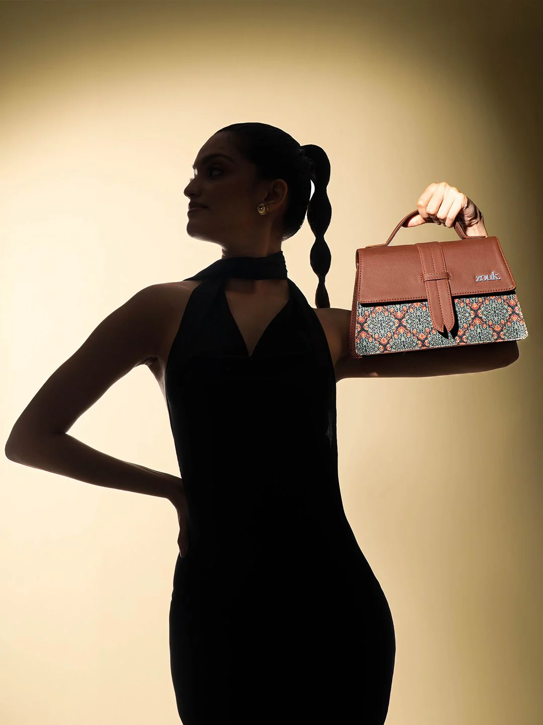 ZOUK Kriti Sanon - Kolkata Nouveau Iconic Evening Structured Satchel - Image 2