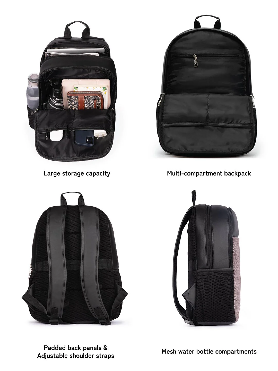 ZOUK Men Geometric Printed Water Resistance Backpack Up to 16 inch - Image 6