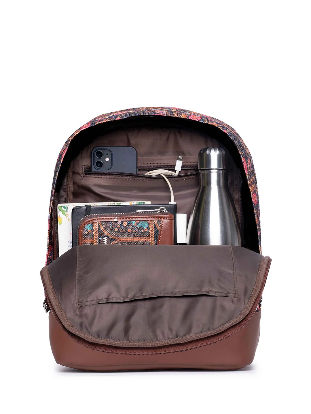 ZOUK Paisley Printed Backpack - Image 4