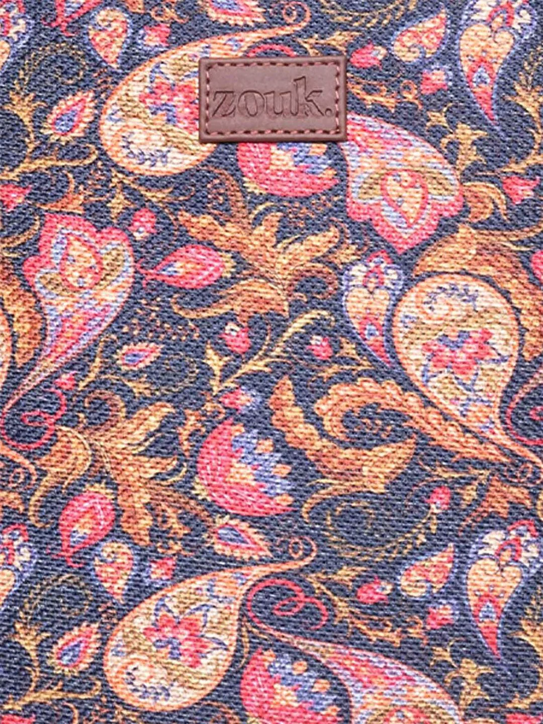 ZOUK Paisley Printed Backpack - Image 7