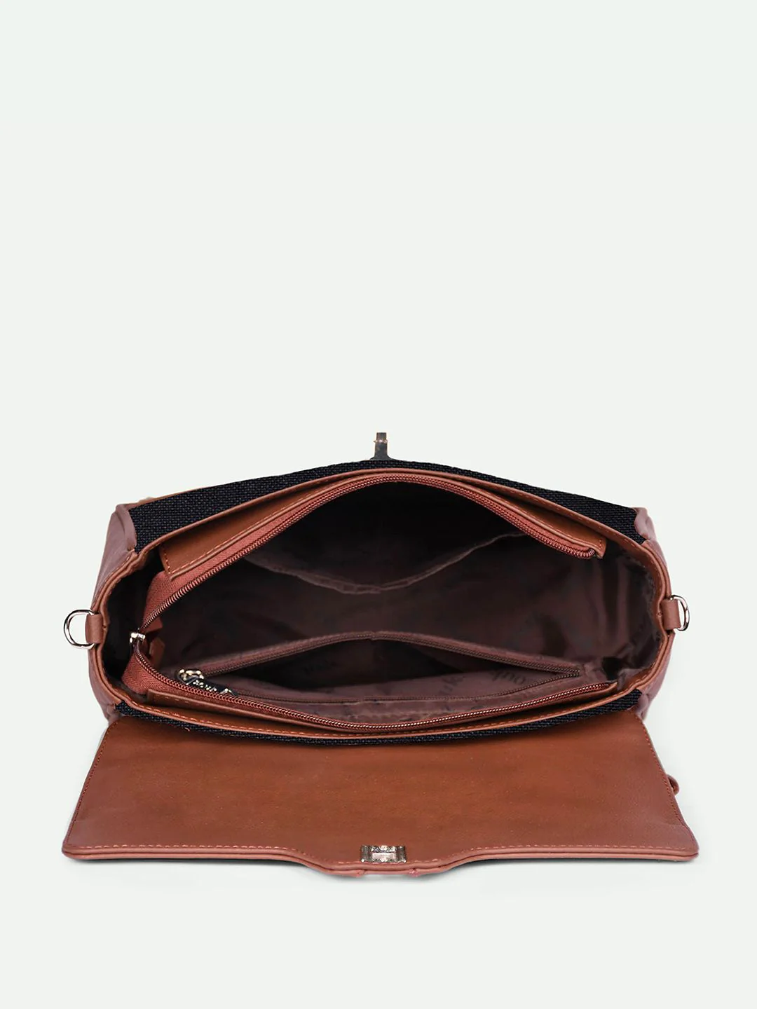 ZOUK Printed Structured Satchel - Image 5