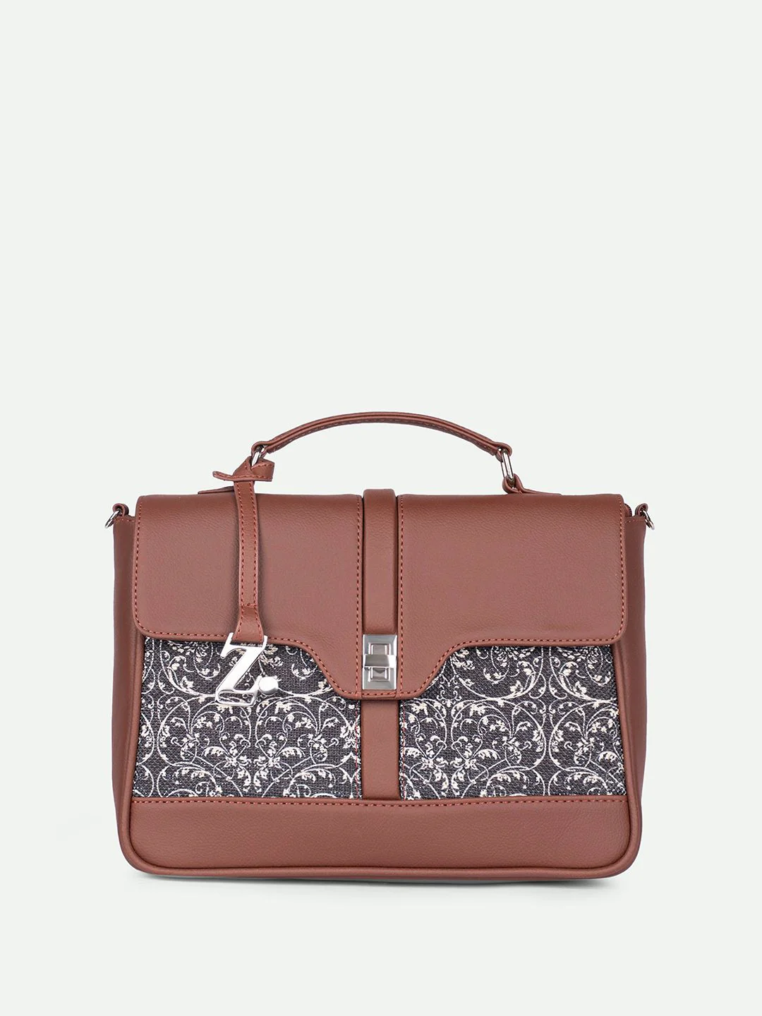 ZOUK Printed Structured Satchel - Image 2