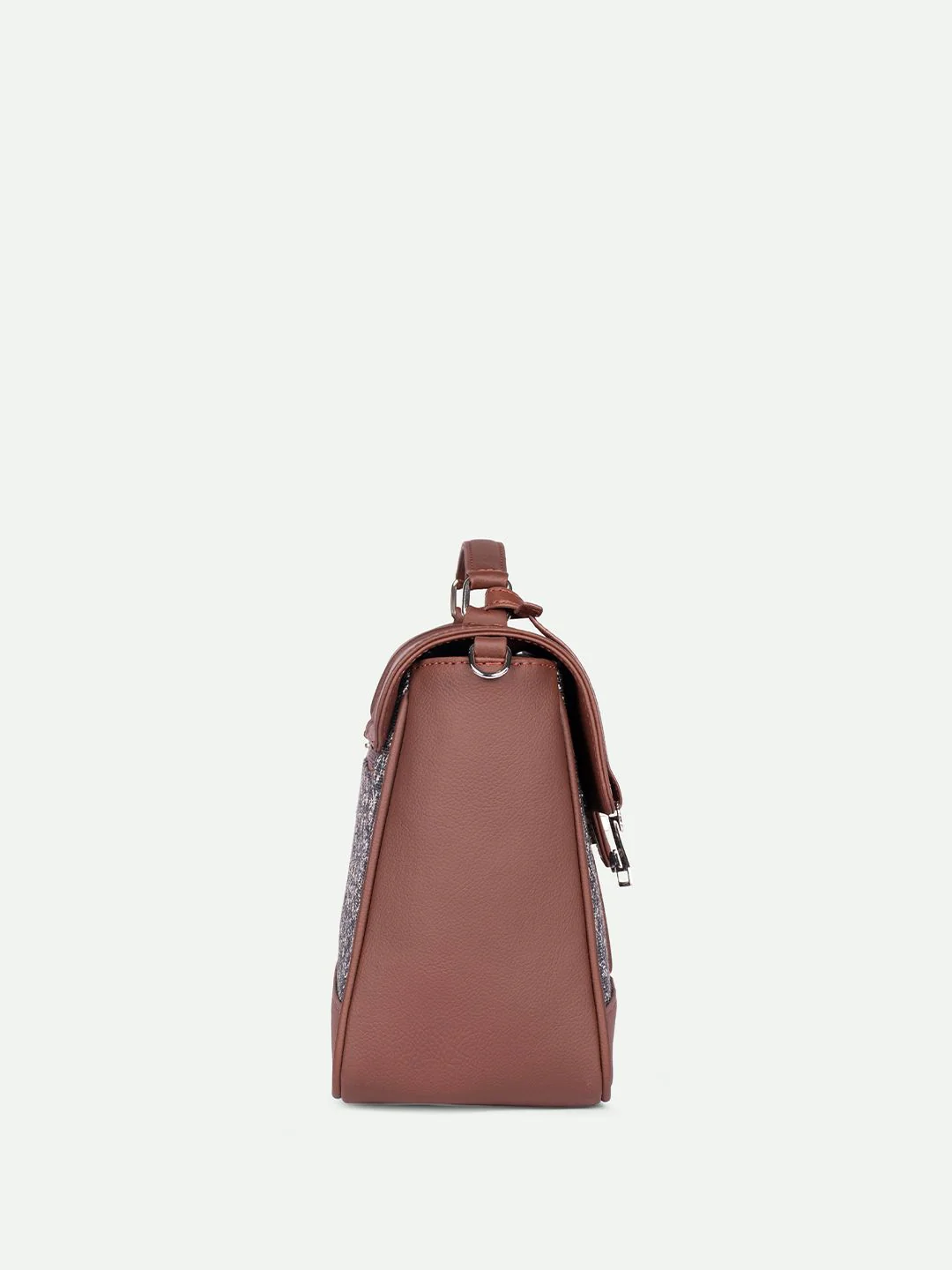 ZOUK Printed Structured Satchel - Image 3