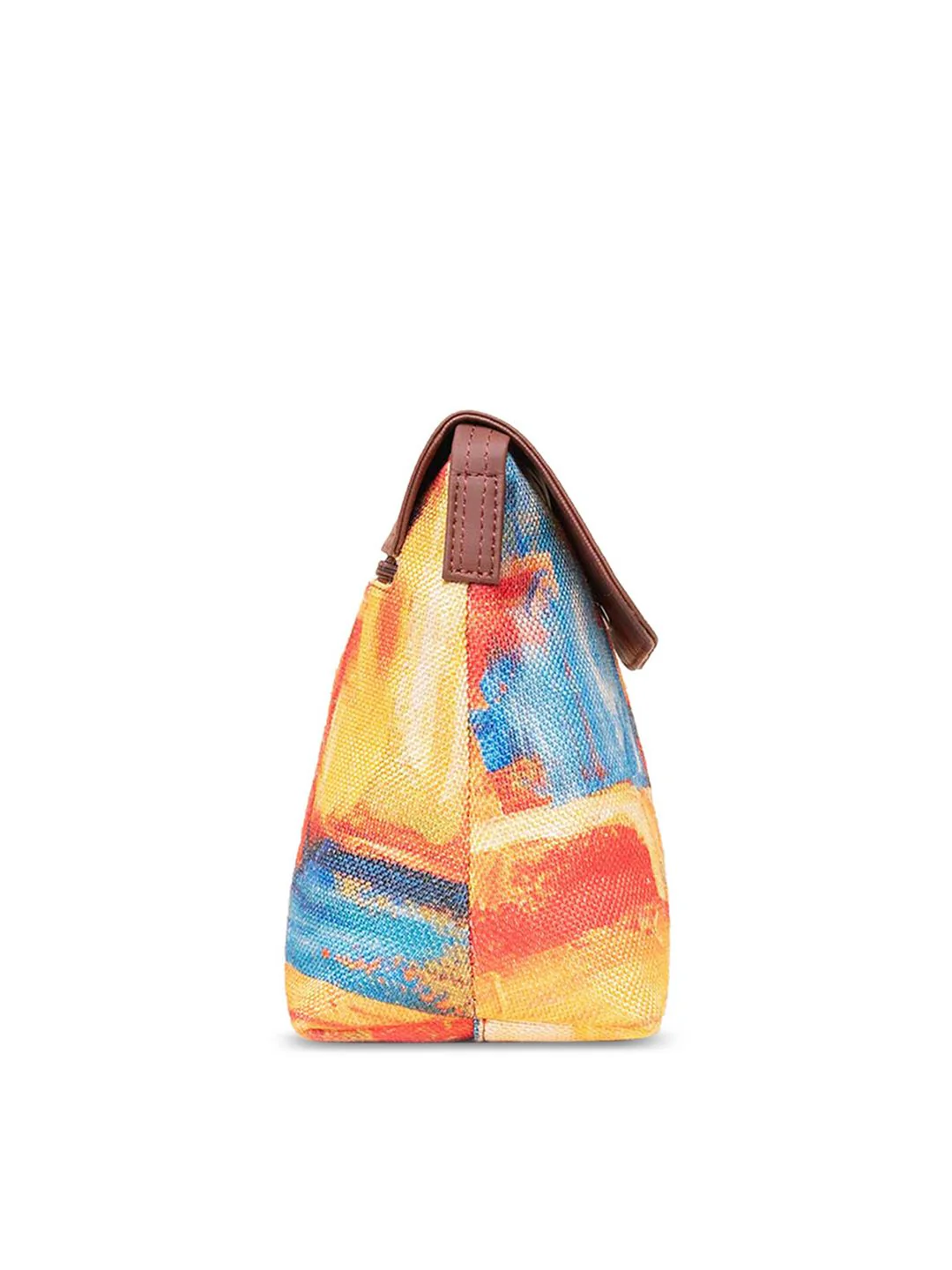 ZOUK Printed Structured Sling Bag - Image 7