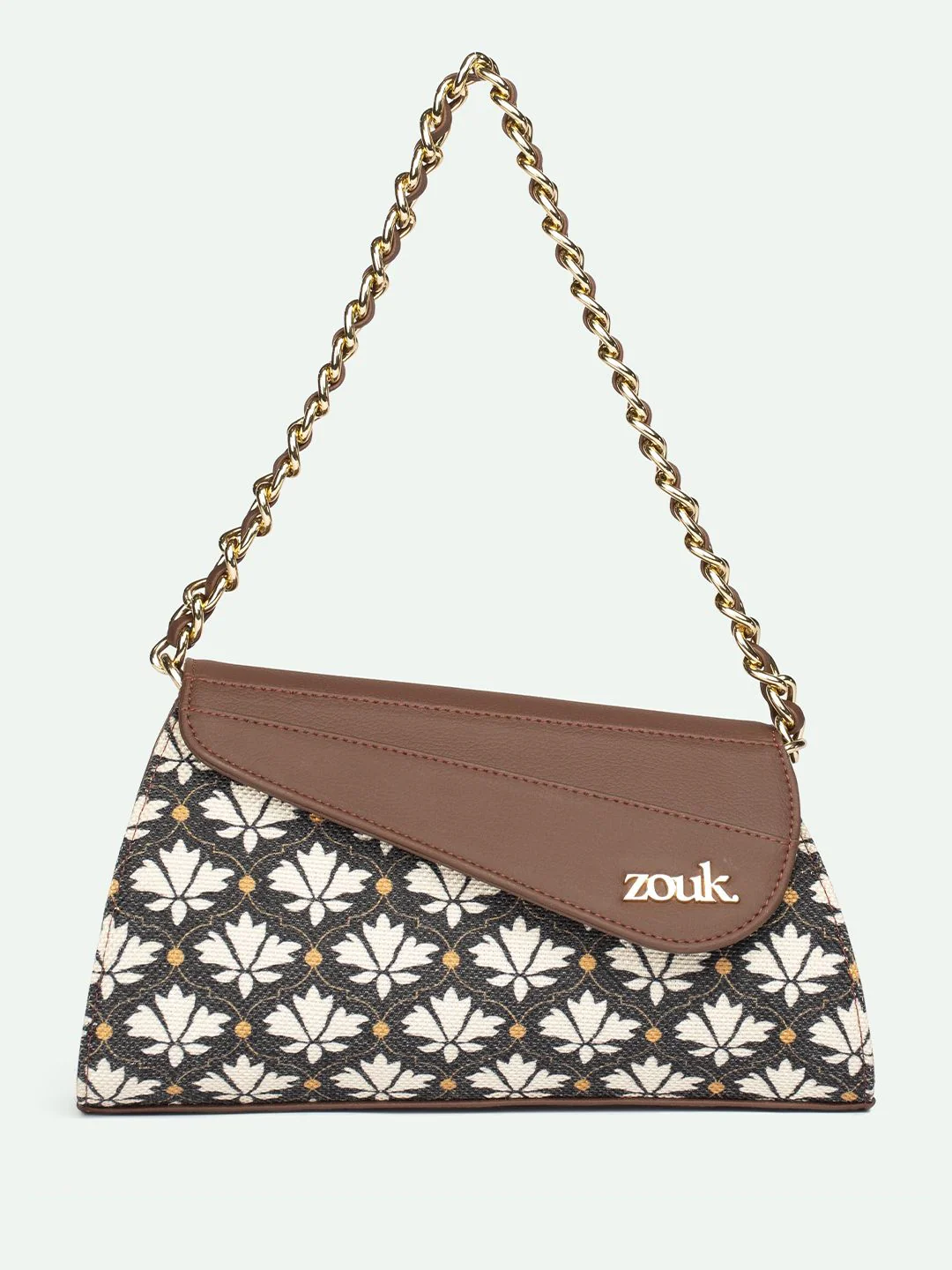 ZOUK Printed Structured Sling Bag - Image 2