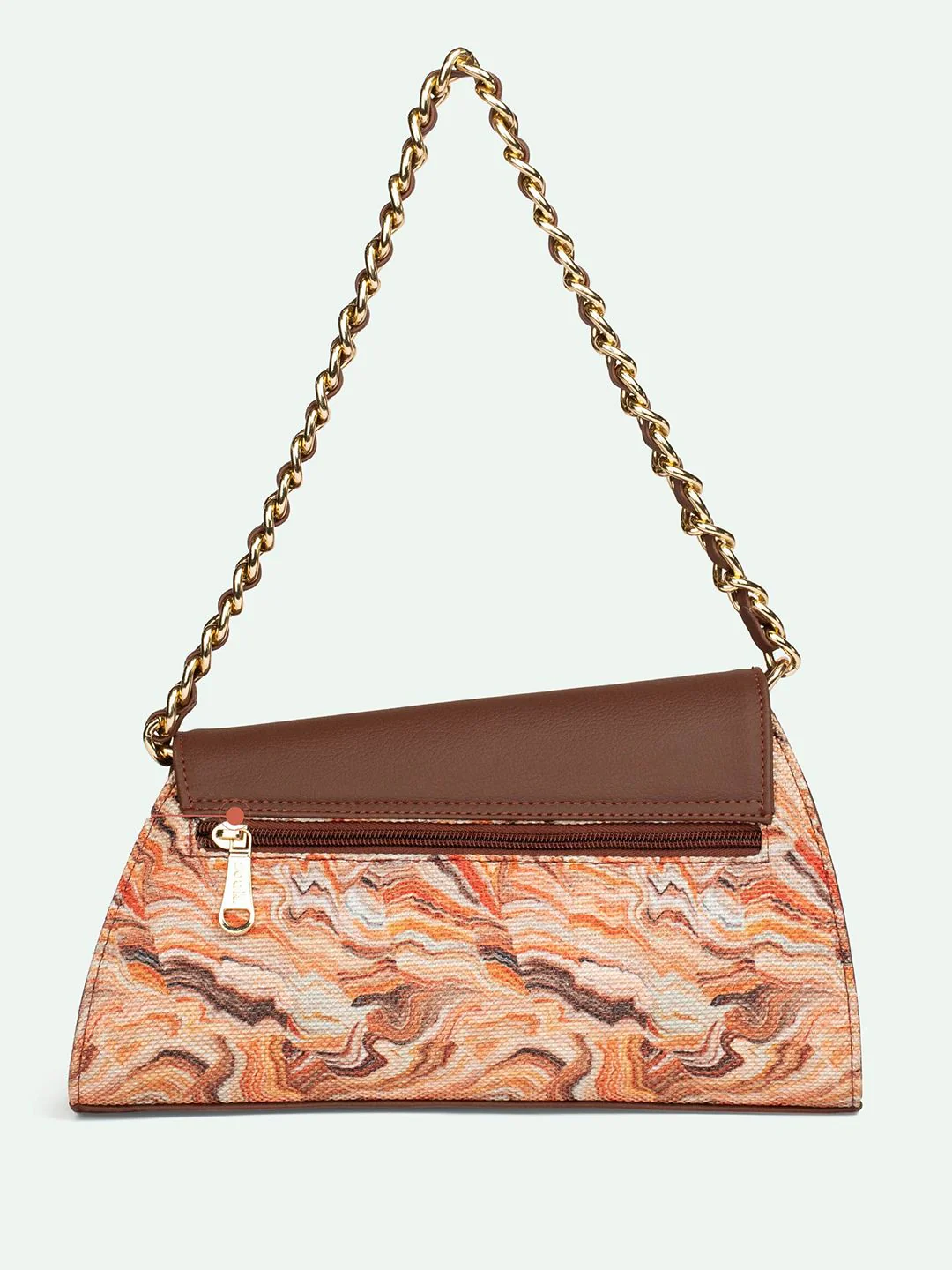 ZOUK Printed Structured Sling Bag - Image 5