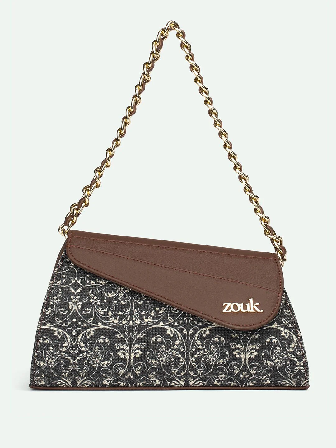 ZOUK Printed Structured Sling Bag - Image 2