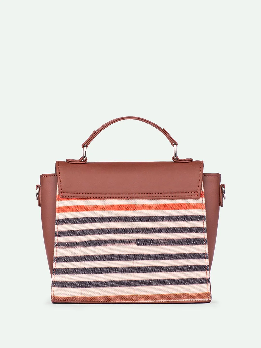 ZOUK Qutub Stripes Structured Handheld Bag - Image 3