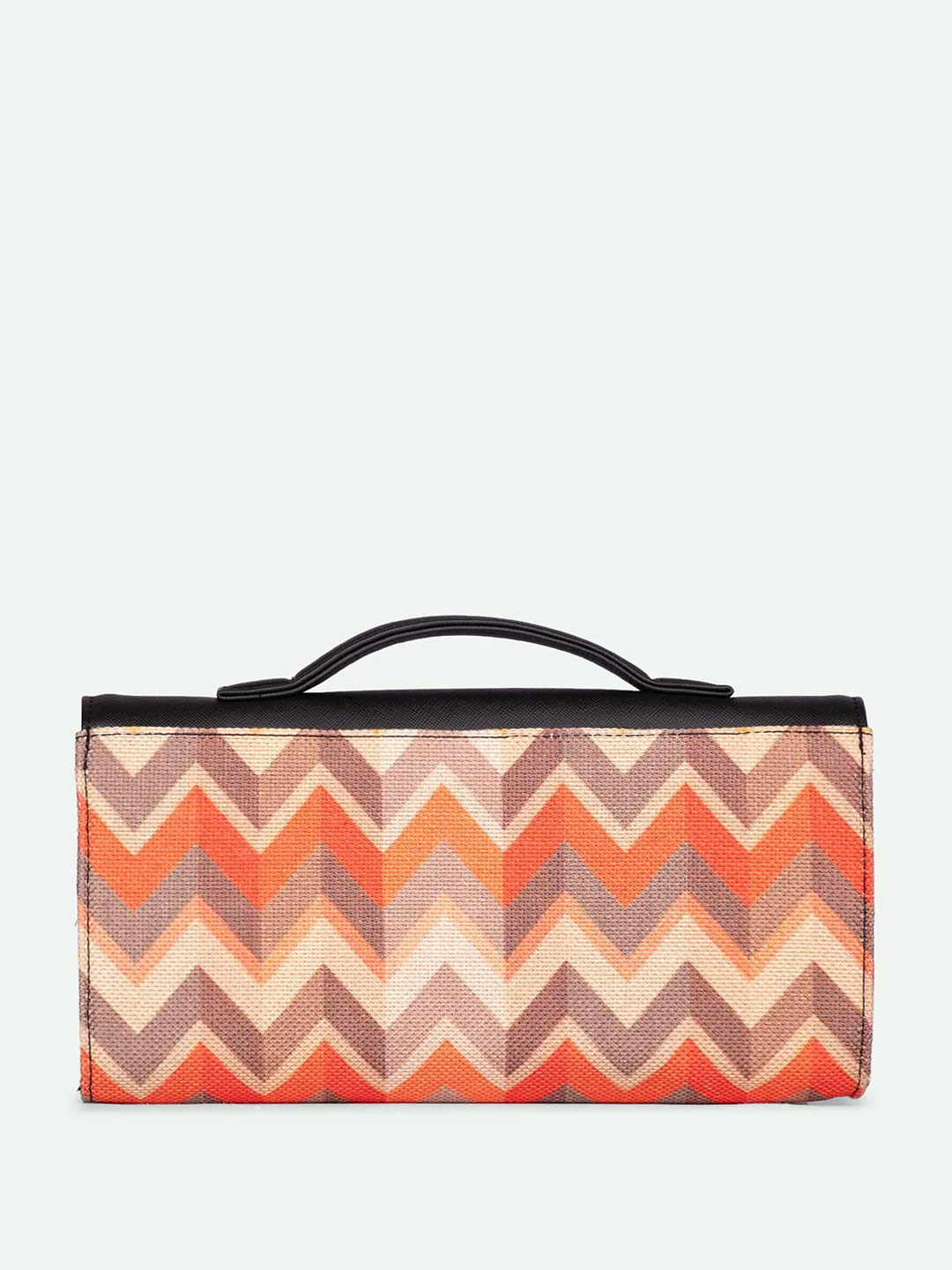 ZOUK Rhea Kapoor Tidal Wave Textured Water Resistant Jute Envelope Clutch - Image 3