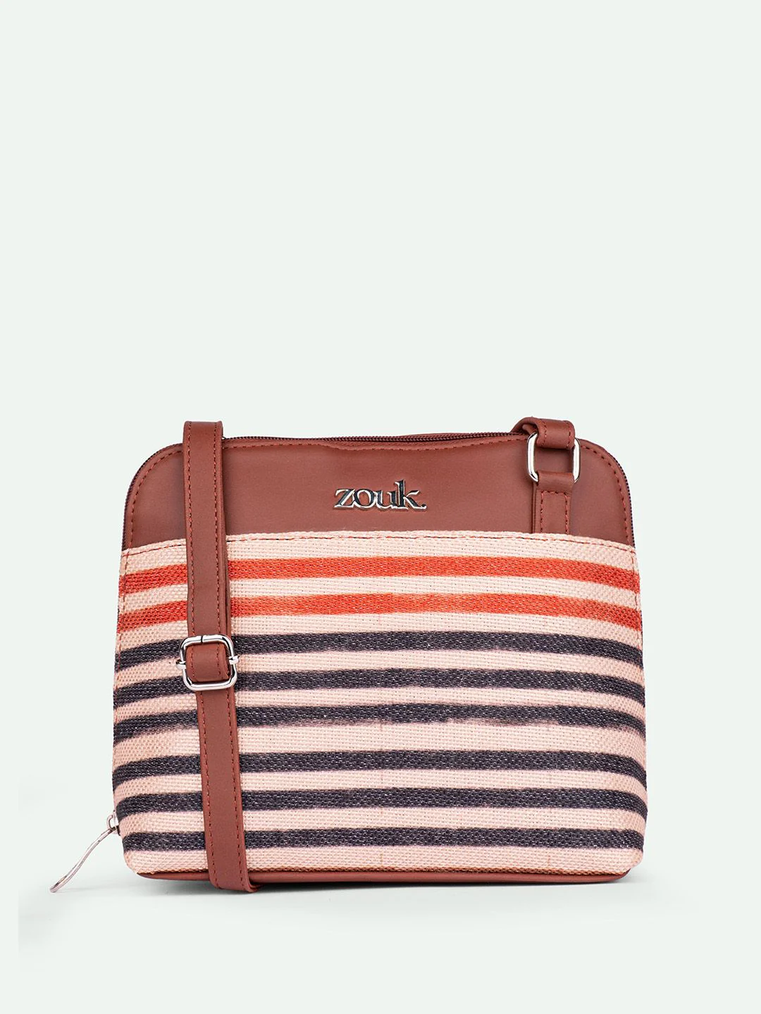 ZOUK Textured Oversized Structured Sling Bag - Image 2