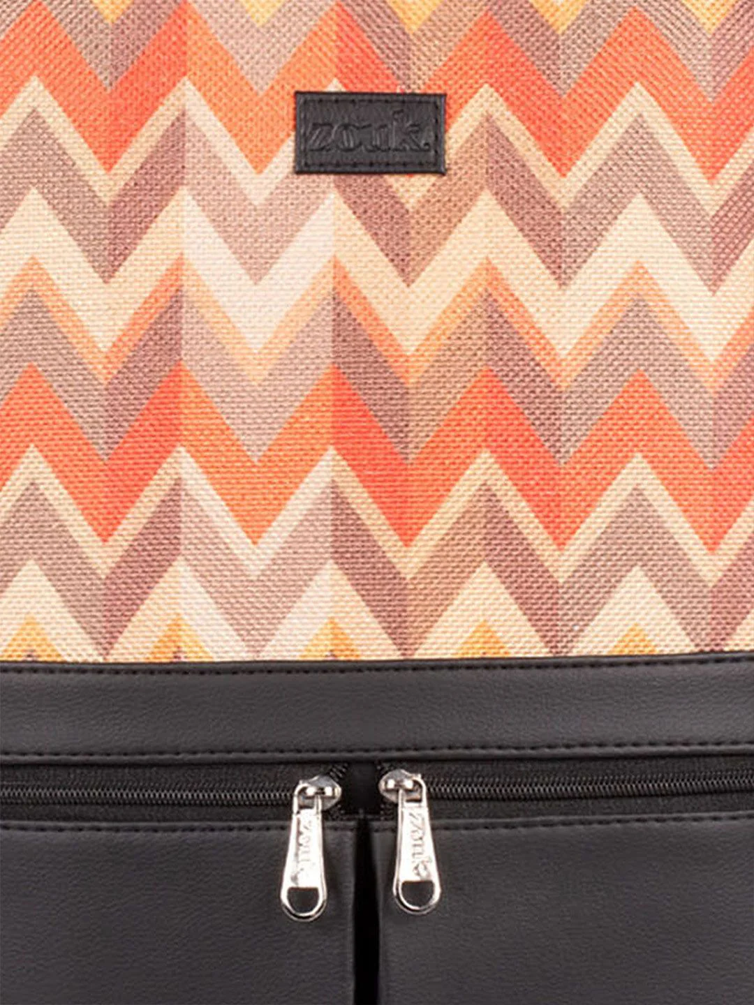 ZOUK Unisex Textured Synthetic Backpacks - Image 6