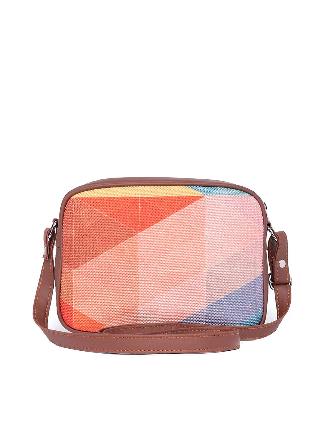 ZOUK Women Colourblocked Structured Sling Bag - Image 2