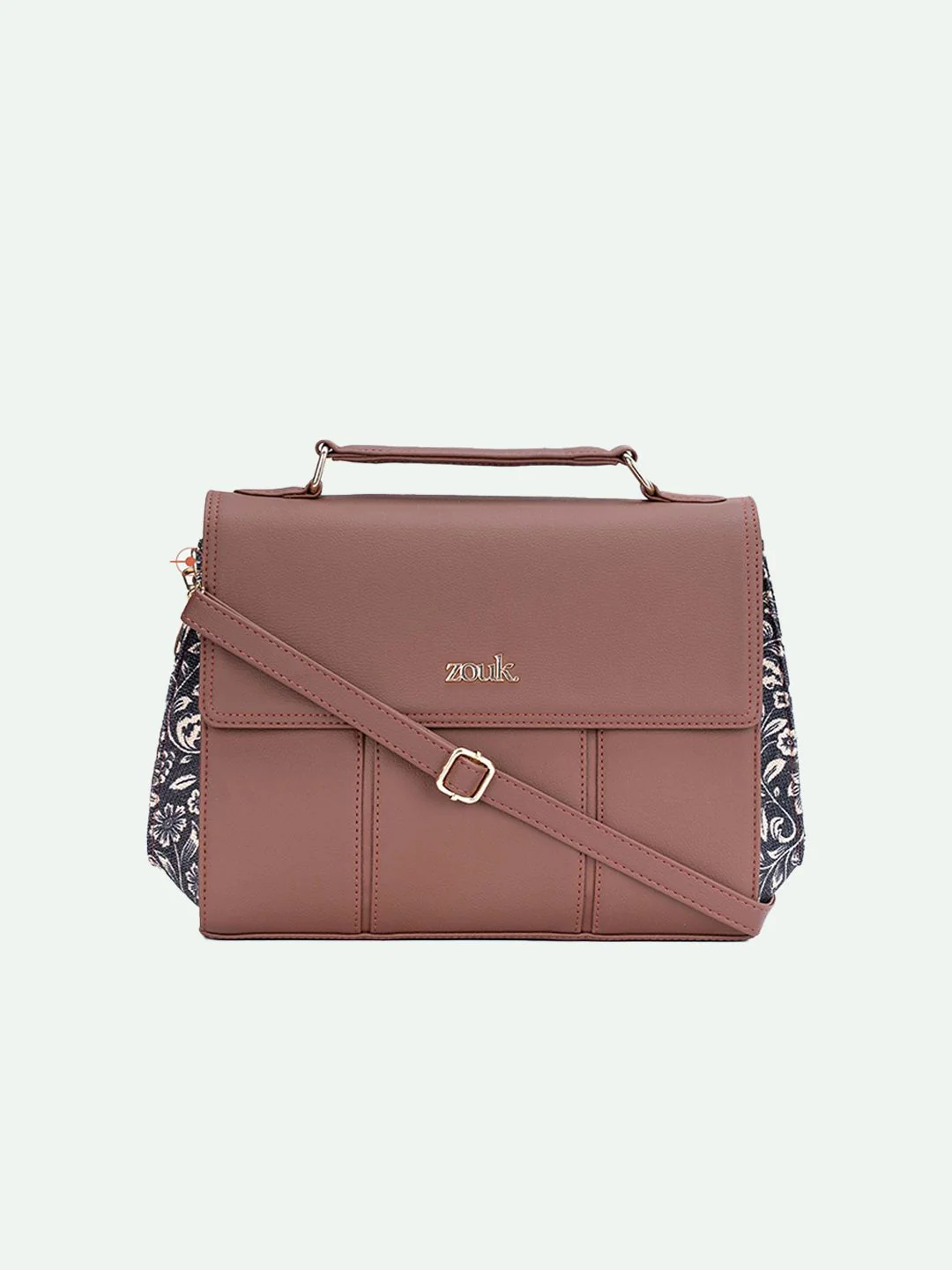 ZOUK Women FloMotif Rhea Kapoor Satchel Bag - Image 2
