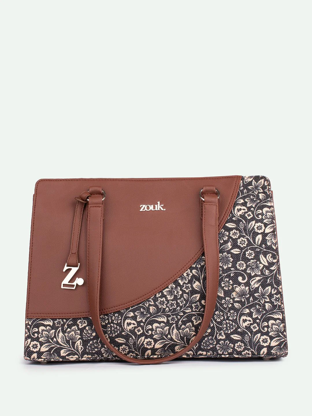 ZOUK Women Floral Printed Structured Shoulder Bag - Image 2