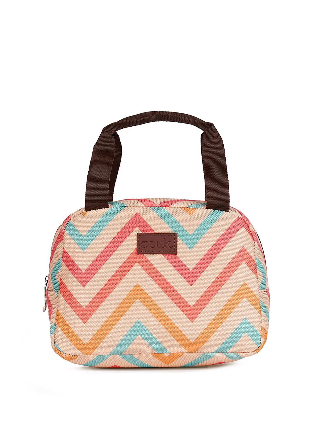 ZOUK Women Printed Insulated Lunch Bag - Image 2